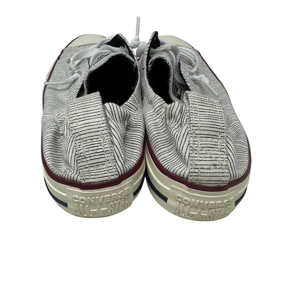 Converse Shoreline Slip On Sneakers Womens Size 7 Black Egret Striped - Picture 4 of 6